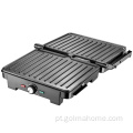 180 grau aberto elétrico contato grade sanduíche imprensa panini maker 2 fatia Contate o Grill com bandeja de óleo